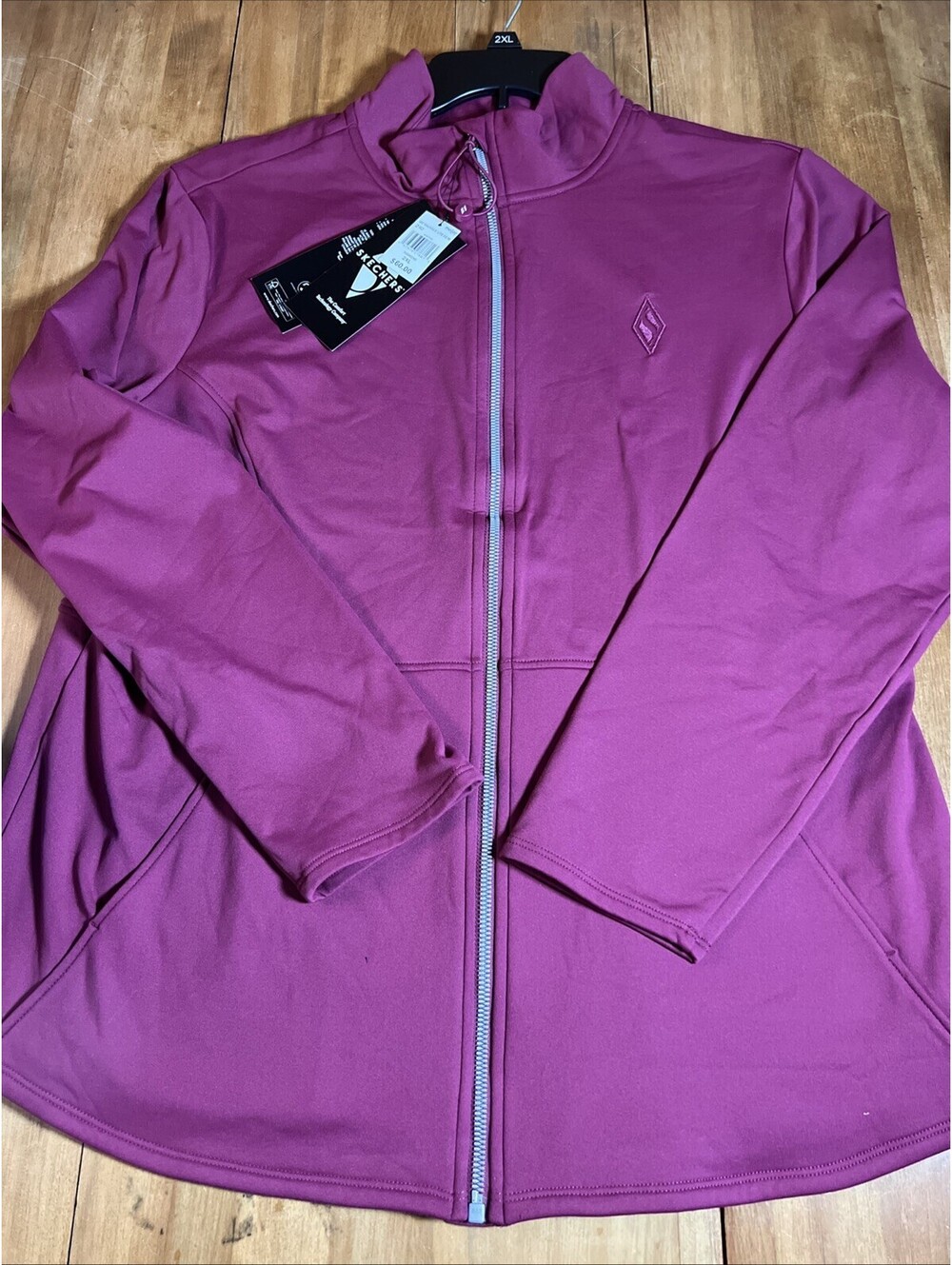 Sketchers Go Snuggle Lite Full Zip Mock Neck Jacket Sz 2XL, New